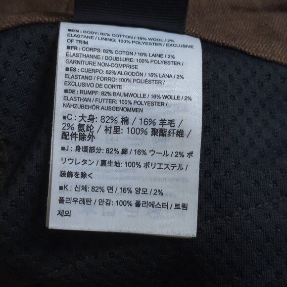 Arcteryx Womens Reia Chino Pants Brown Mid Rise Lined Trim Fit Hiking Camping 4 - Picture 12 of 16